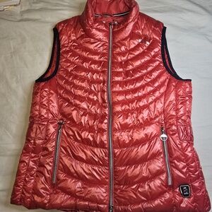 Cavallo Womens Sanna QuiltedWaistcoat,16, Red, Small Details Prove It's Quality.